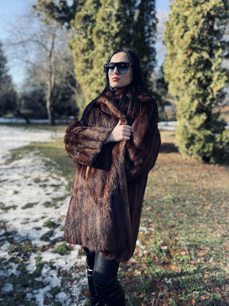 Шубка норкова великий розмір