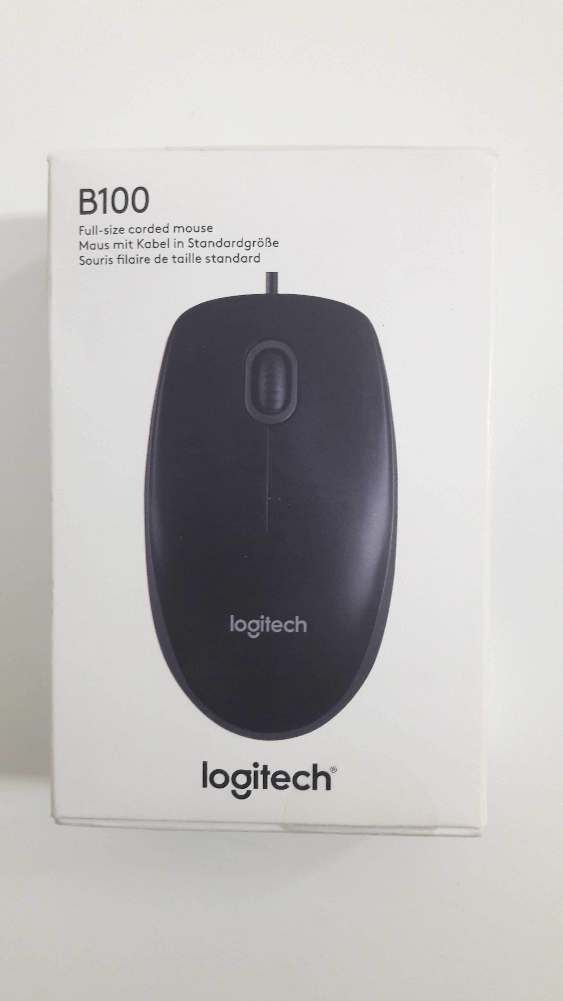 Мышка  Logitech B100  USB