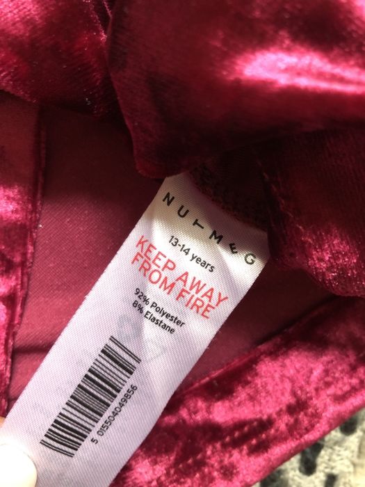 NUTMEG Zara bluzeczka 10-11 lat pluszkowa