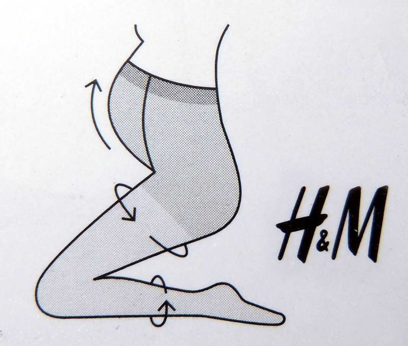 "H & M" rajstopy podtrzymujące brzuch dla mam roz M