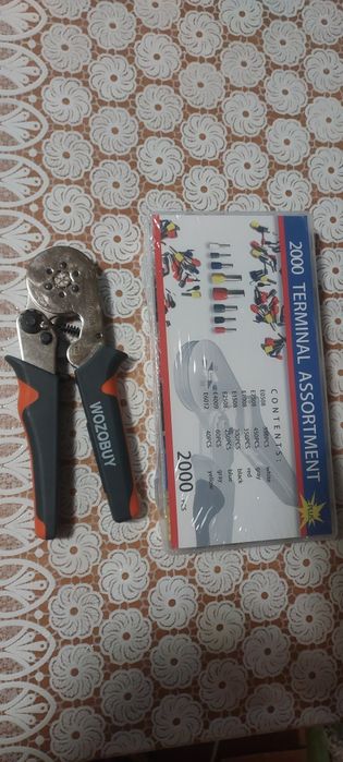 Кримпер 6 кулачків HSC8 6-6А 0.25-6 мм +2000наконечників

- наконечник