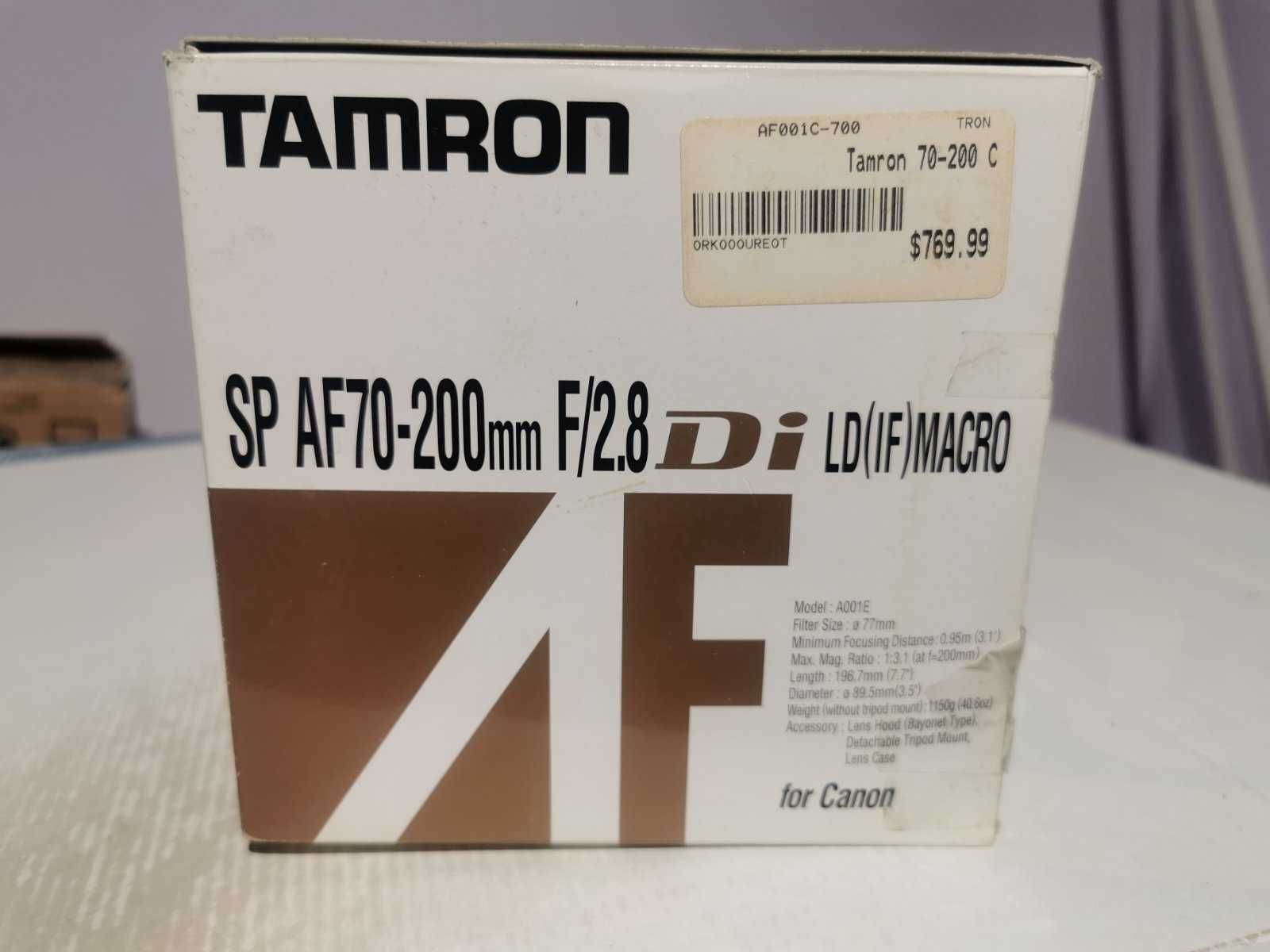 Tamron SP AF 70-200mm f/2.8 Di LD (IF) Macro (Canon)