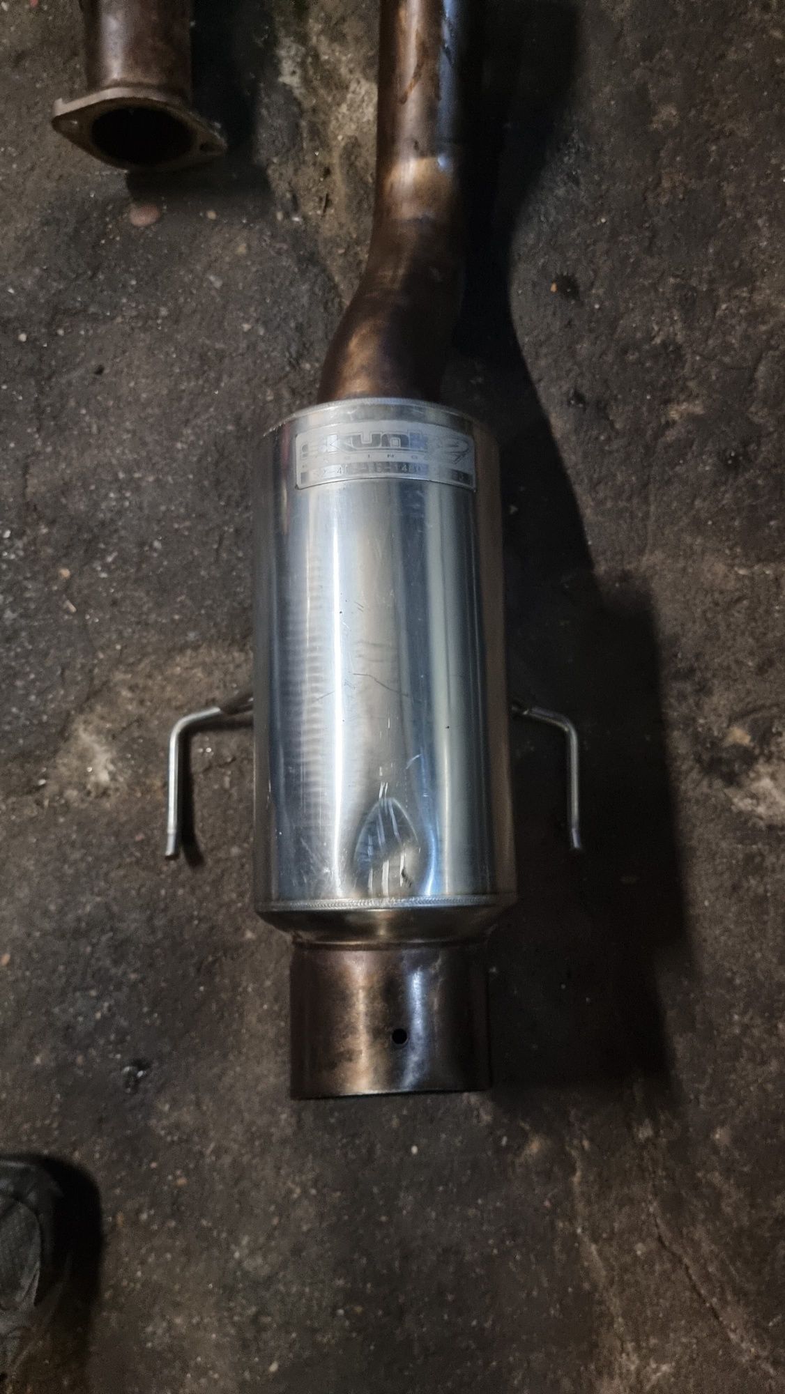 Linha inox 70mm para honda civic typer ep3