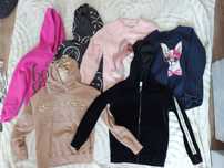 Bluzy/swetry dla dziewczynki 6 sztuk