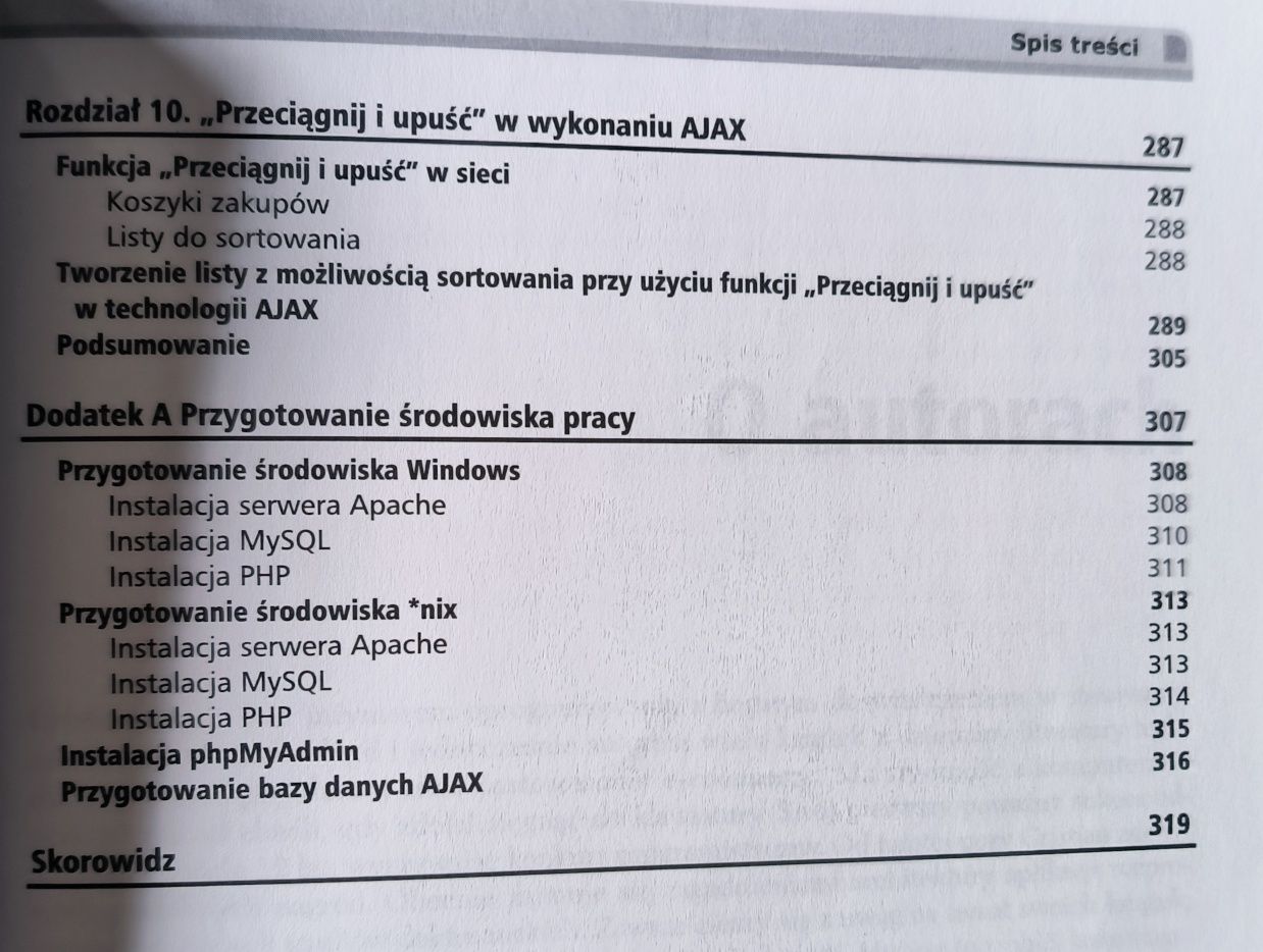 Ajax i PHap tworzenie interaktywnych aplikacji internetowych