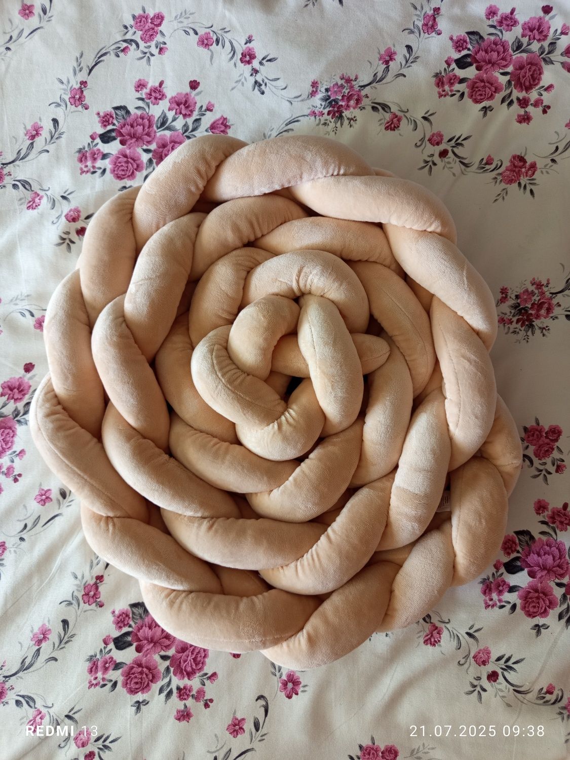 Ochraniacz do łóżeczka ecru 360 cm