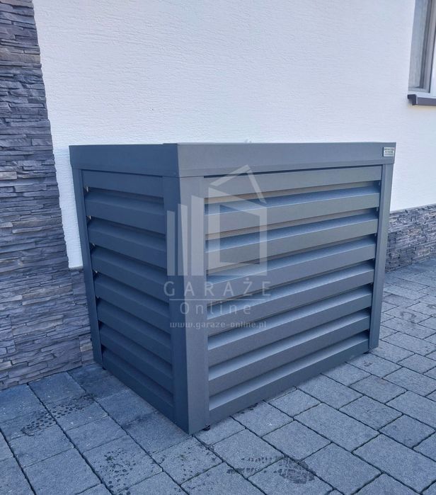 Osłona Klimatyzatora - Pompy Ciepła 60X40X90 Cm Antracyt Id451