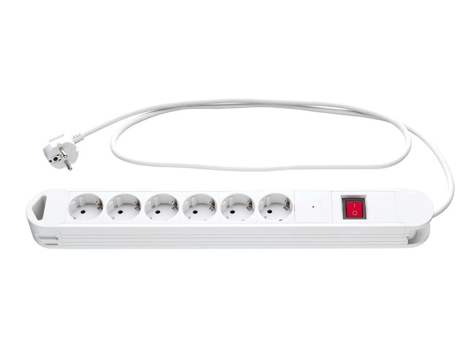 ОРИГІНАЛ удлинитель GERMAN Silver Crest 6 гнізд/переходник/подовжувач