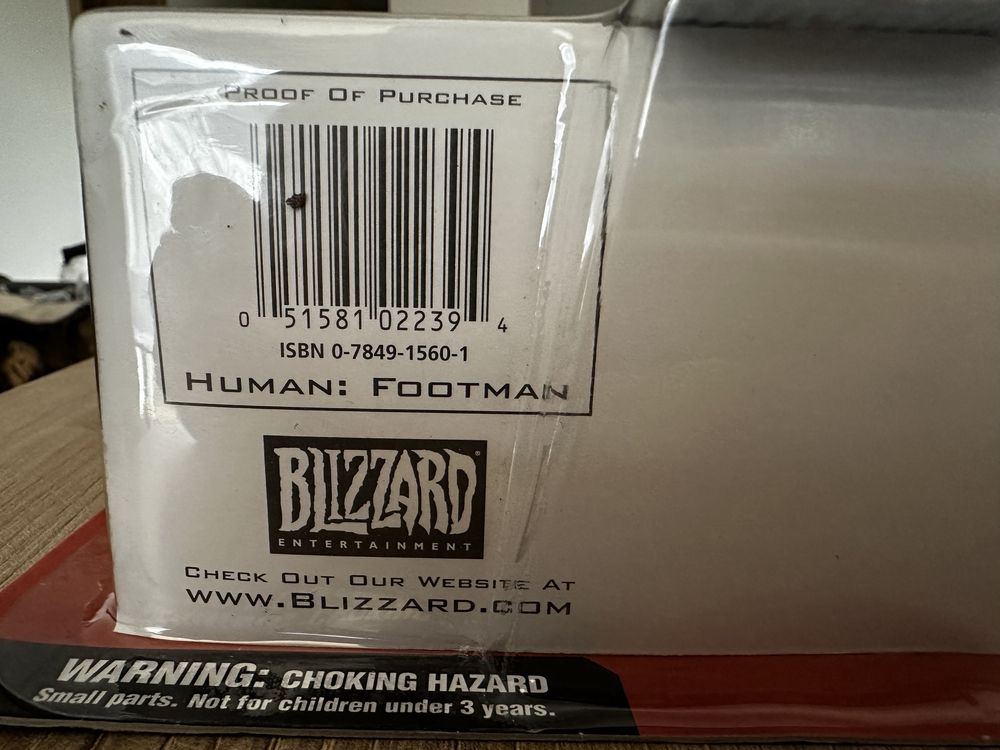 Figurka Warcraft Human Footman 1998 rok