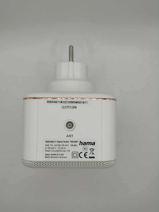 Hama DR40BT Plug-In (DAB+/FM, Bluetooth, AUX, USB “UPDATE”)