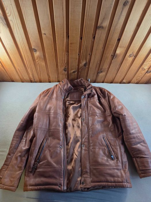 Kurtka skórzana Carlo Monti - (XL)*