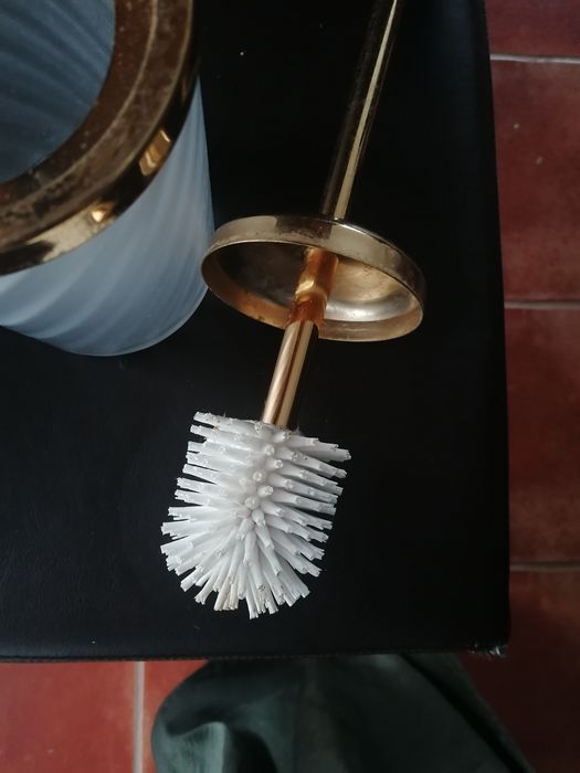 Porta piaçaba dourado