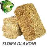 Słoma dla koni małe bele kostka 15kg Kurczak kure