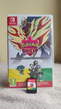 Gra Pokemon Shield + Expansion Pass jak nowa (na Nintendo Switch)