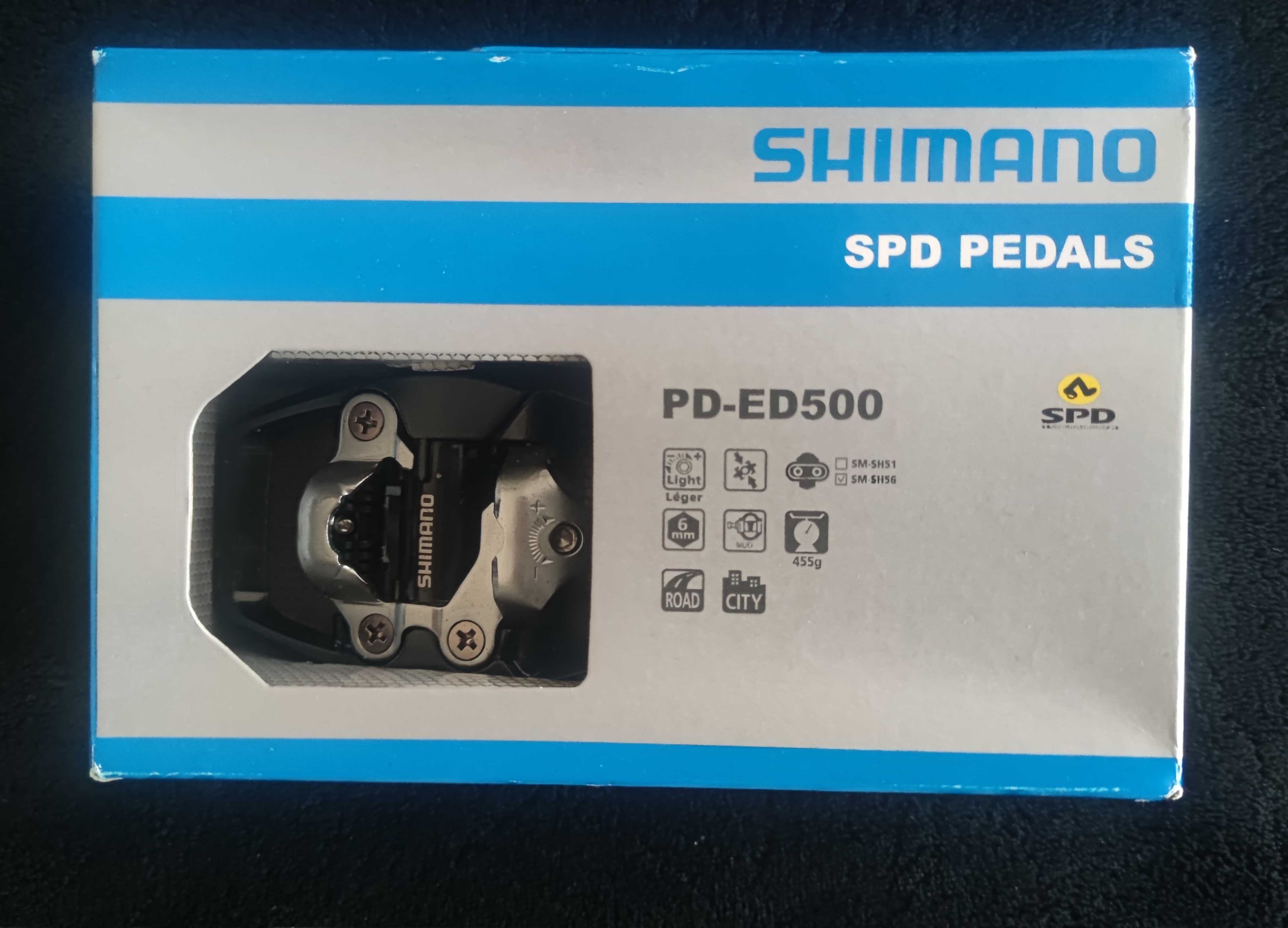 Pedały zatrzaskowe Shimano SPD PD-ED500