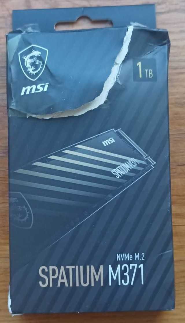 Dysk SSD 1TB Nowy MSI Spatium M371