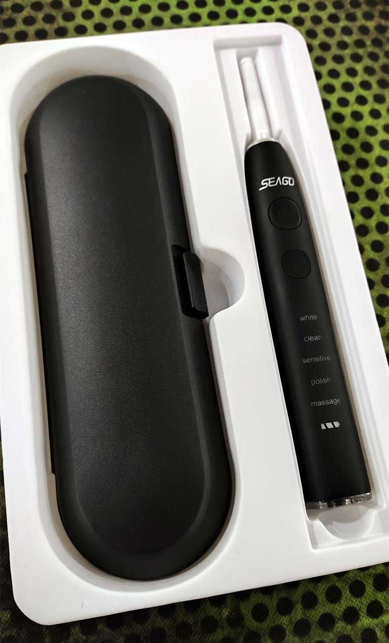 Електрична зубна щітка Xiaomi Seago SG-575, кейс в комплекті