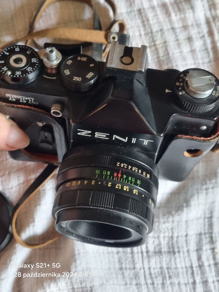 Obiektyw Zeiss MC Sonar aparat Zenit TTL