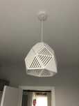 Lampa sufitowa loft biala