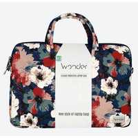 Torba Wonder Briefcase Laptop 15-16 cali niebieskie kamelie