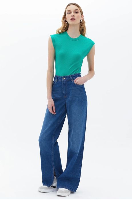 Джинси з розрізами, підійде на високий зріст,в житті колір темніший