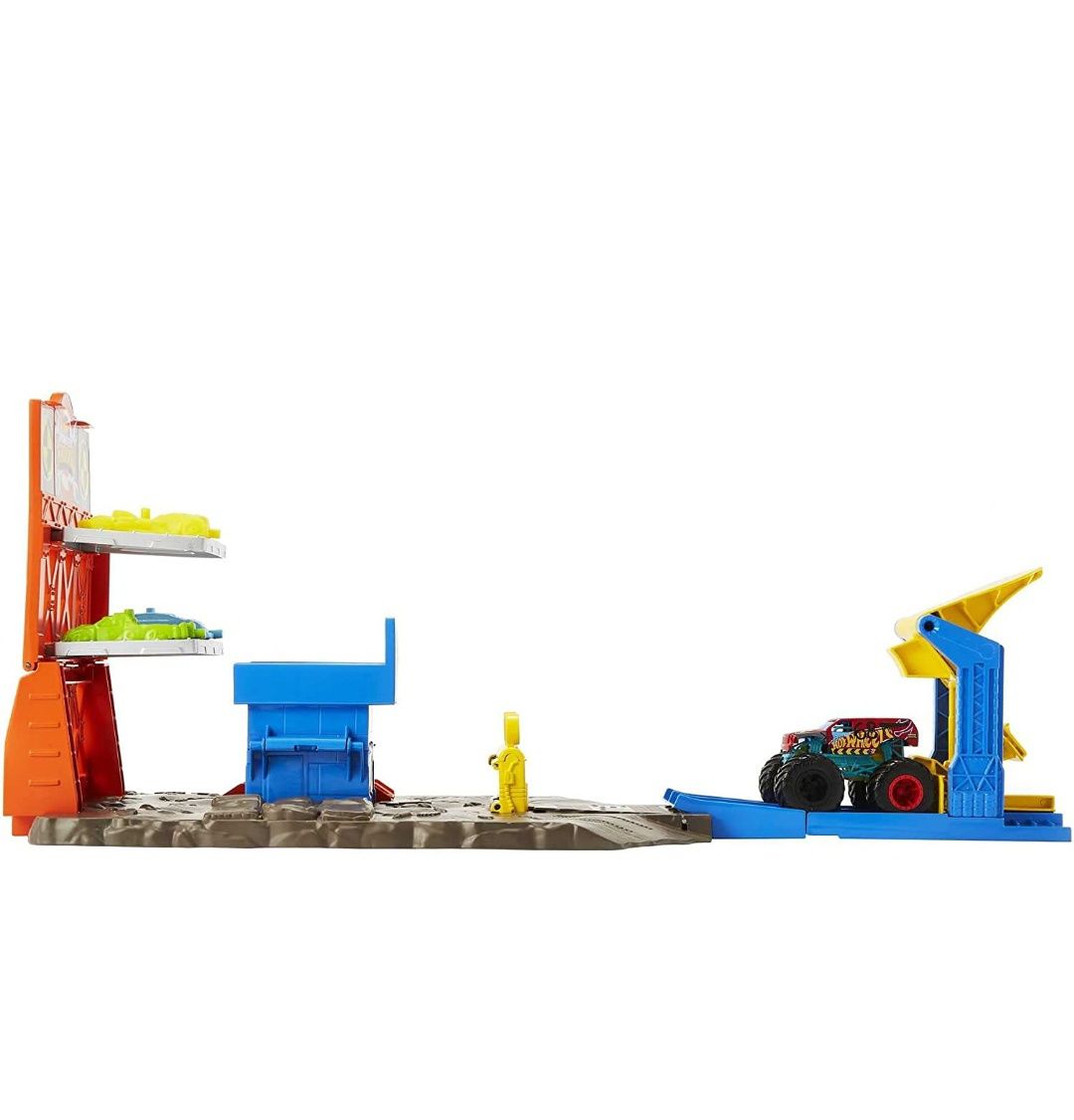 Ігровий набір Hot Wheels Monster Trucks Пригоди на станції