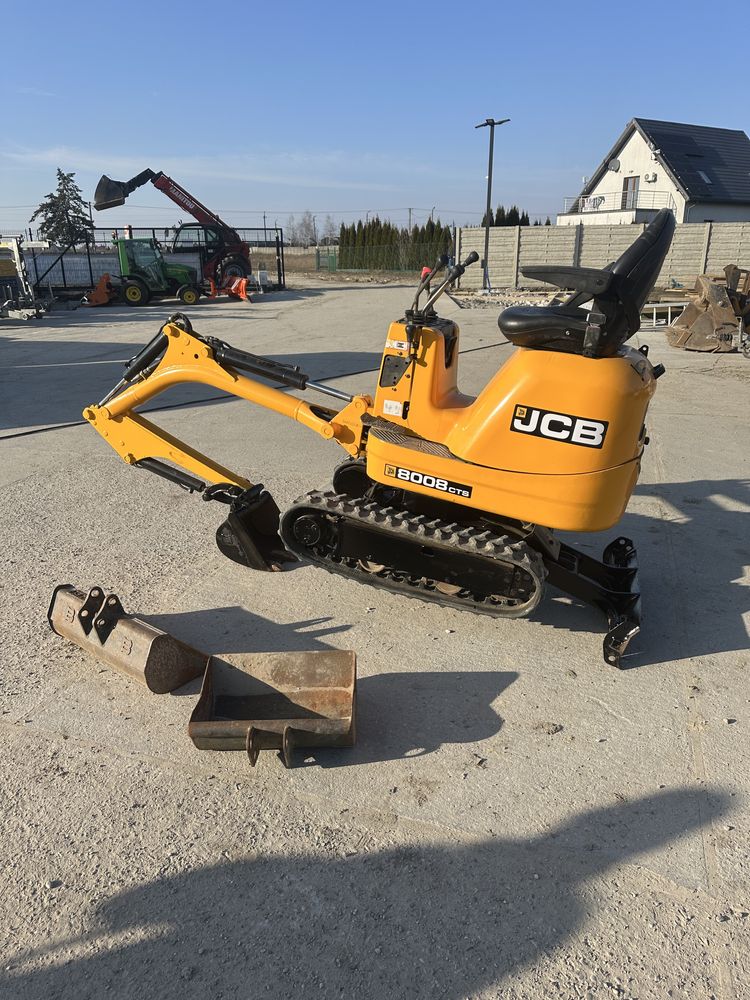 Minikoparka jcb 8008 jak nowa 1 tona kubota bobcat e10 e19 wacker