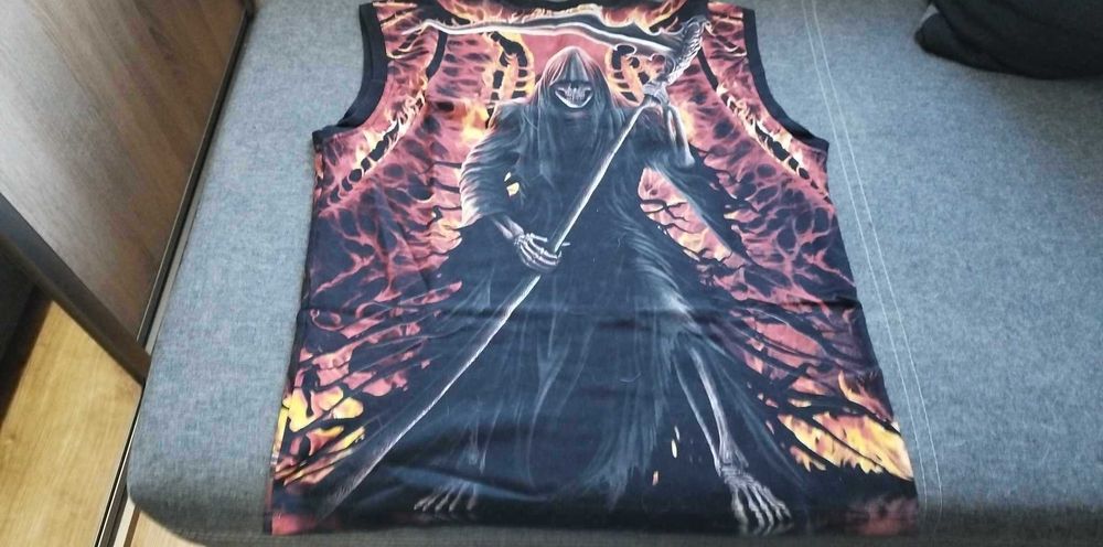 koszulka SPIRAL czaszka, śmierć, rock