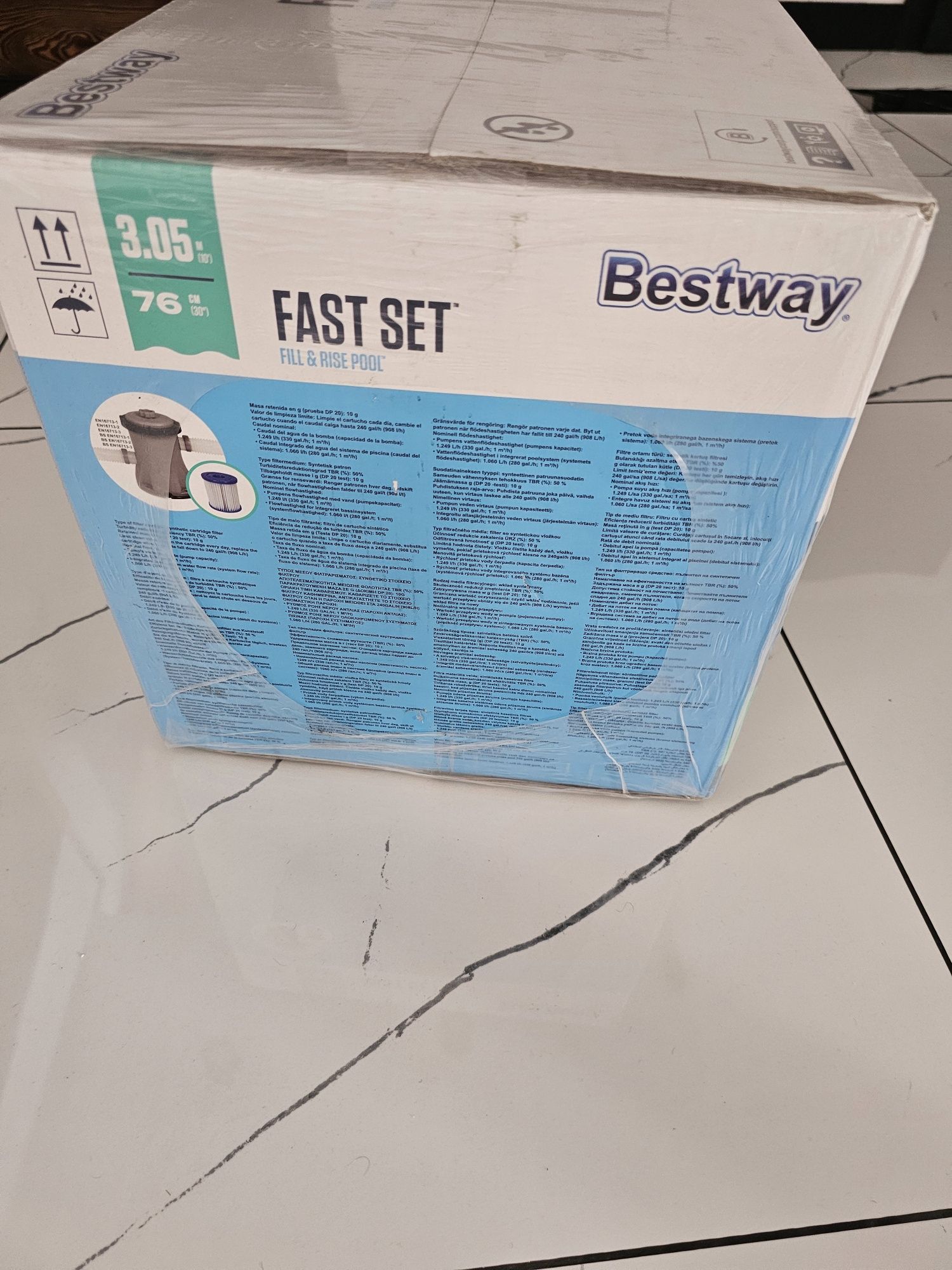 Basen bestway 305x76 plus pompa z filtrem