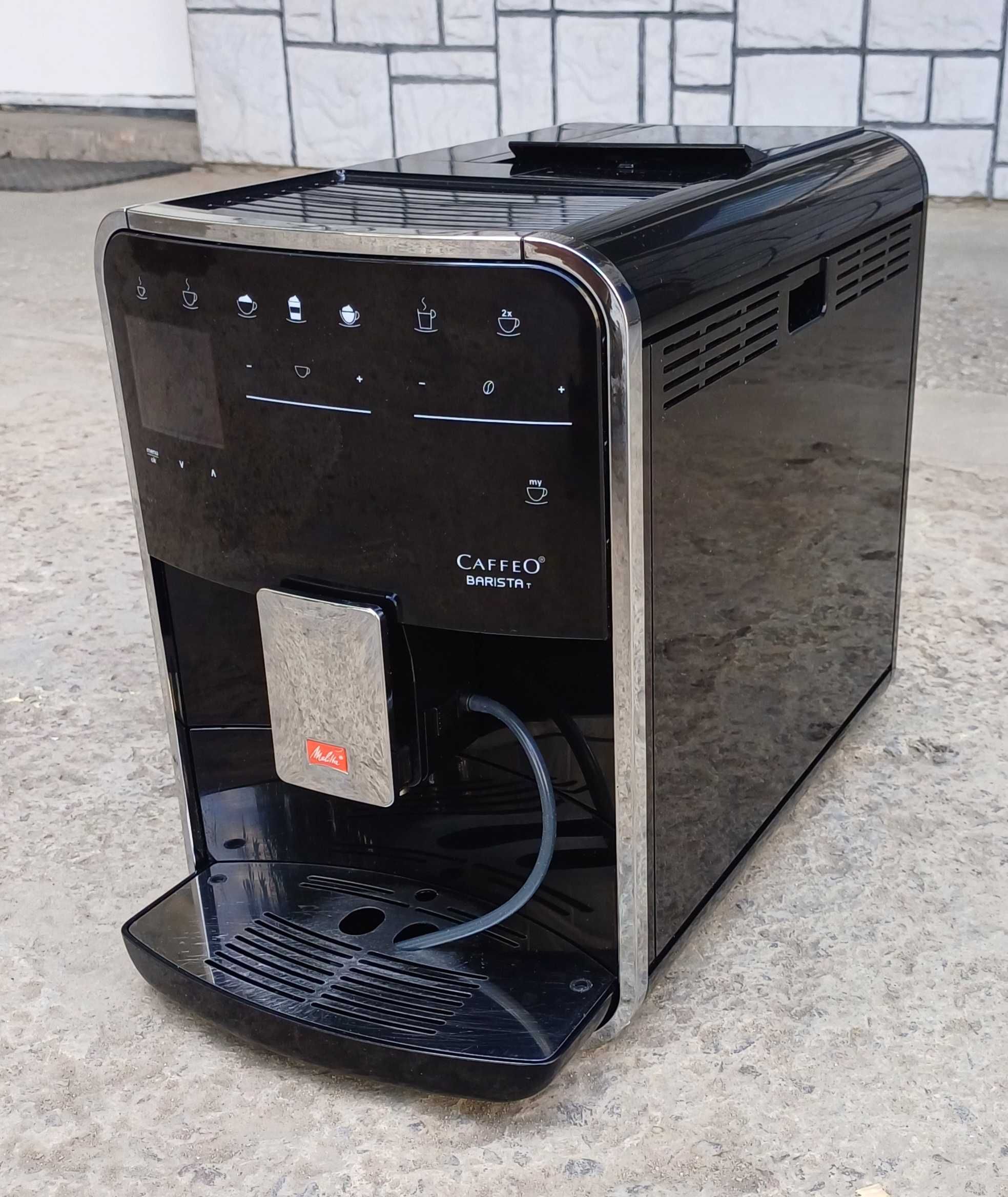 Кавомашина кавоварка Меліта Melitta Caffeo Barista Т black чорна
