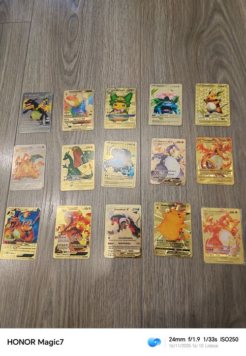 Cartas de Pokémon de ferro que já não coleciono.