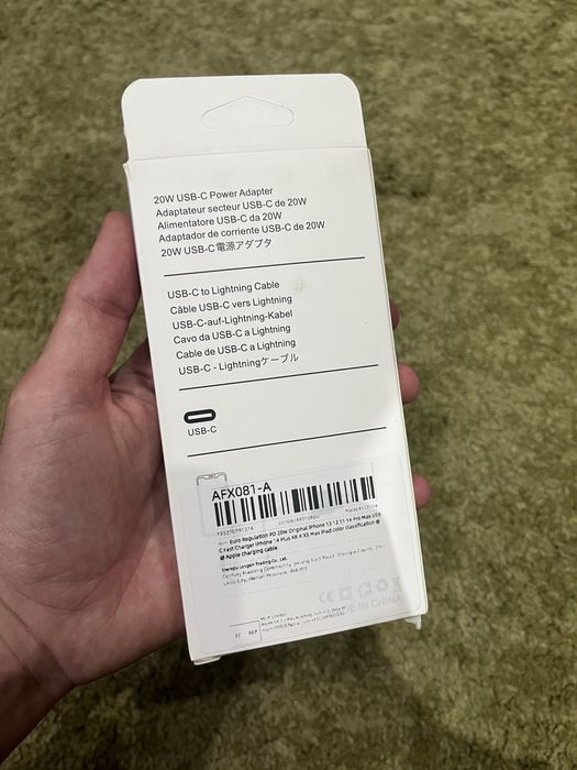 Adaptador + Carregador Lightning para iPhone