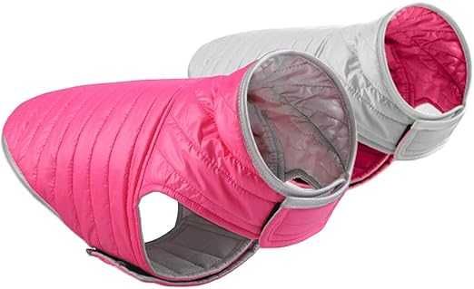 dwustronny płaszcz dla psa wodoodporny wiatroszczelna kurtka dla psa