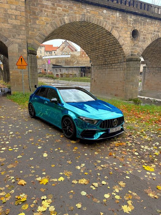 Mercedes-Benz Klasa A A45s Edition 1 Performance S OKAZJA Folia chrom downpipe FV 23% brutto