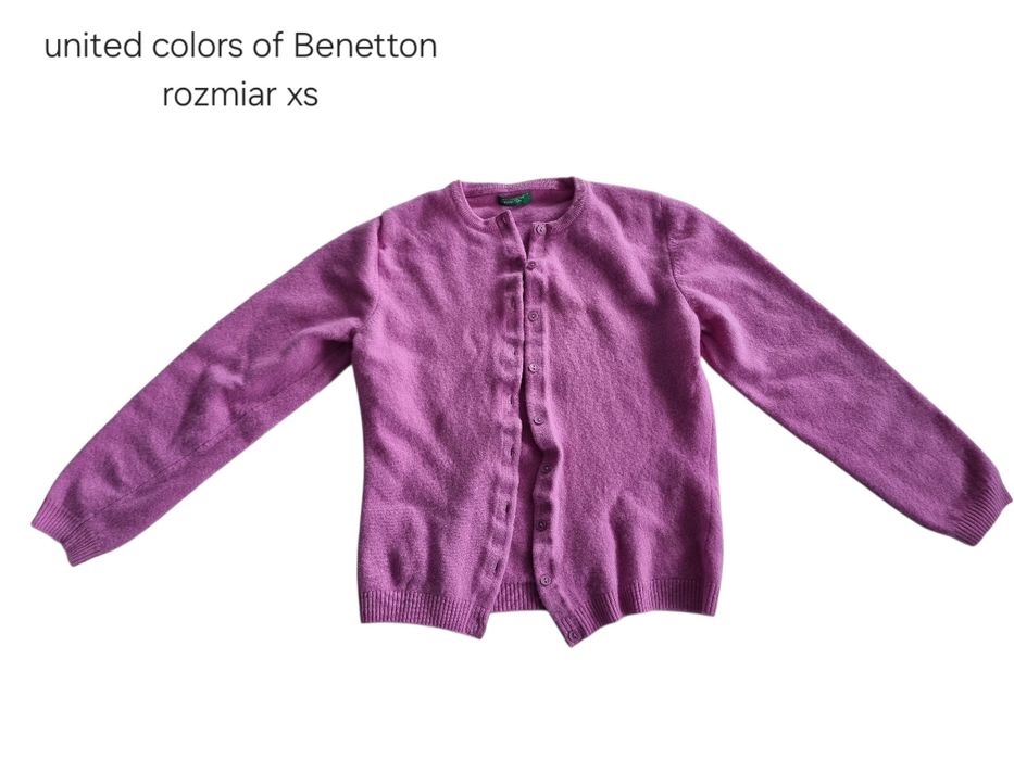 Sweterek kardigan united colors of Benetton rozmiar xs 34