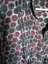 Bluzka tunika w kolorowe grochy