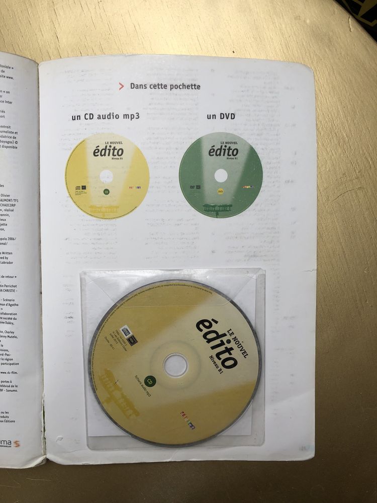 Edito B1 podręcznik + CD + DVD