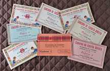 Colecção de Cadernos de ESCRITA- (Antigos )