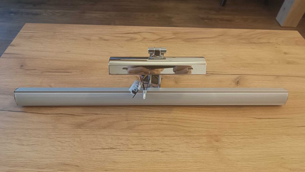 Kinkiet łazienkowy LED 15W stalowy 60 cm