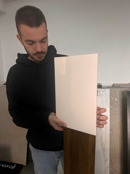 керамічна плитка ДЕШЕВО біла 250*400