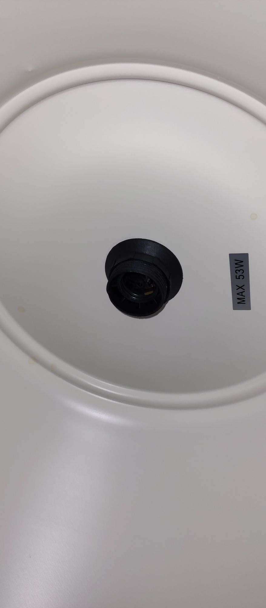 Lampa loft industrialna wisząca hektar ikea kremowa offwhite duża