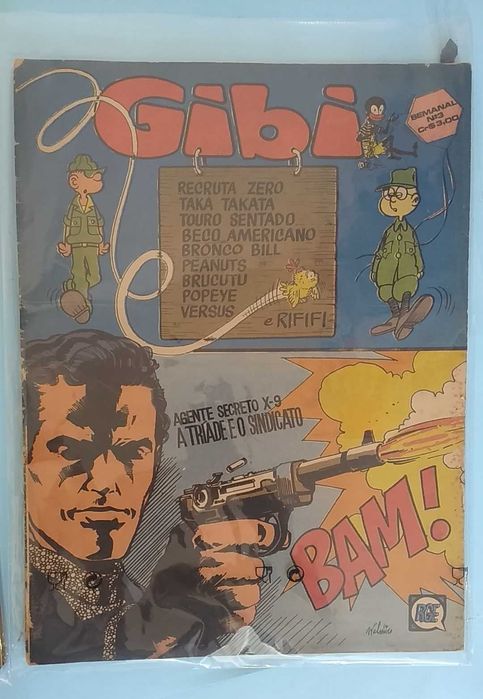 Coleção "GIBI SEMANAL" - Editora RGE formato gigante 34 revistas