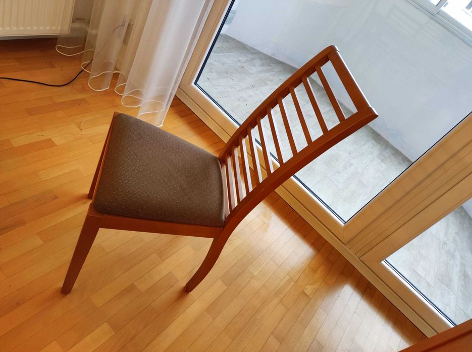 Drewniany komplet stół rozkładany i 6 krzeseł NOWA CENA