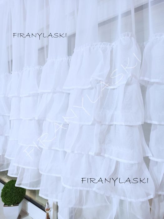 Firana 400x100 firanki gotowe falbanki