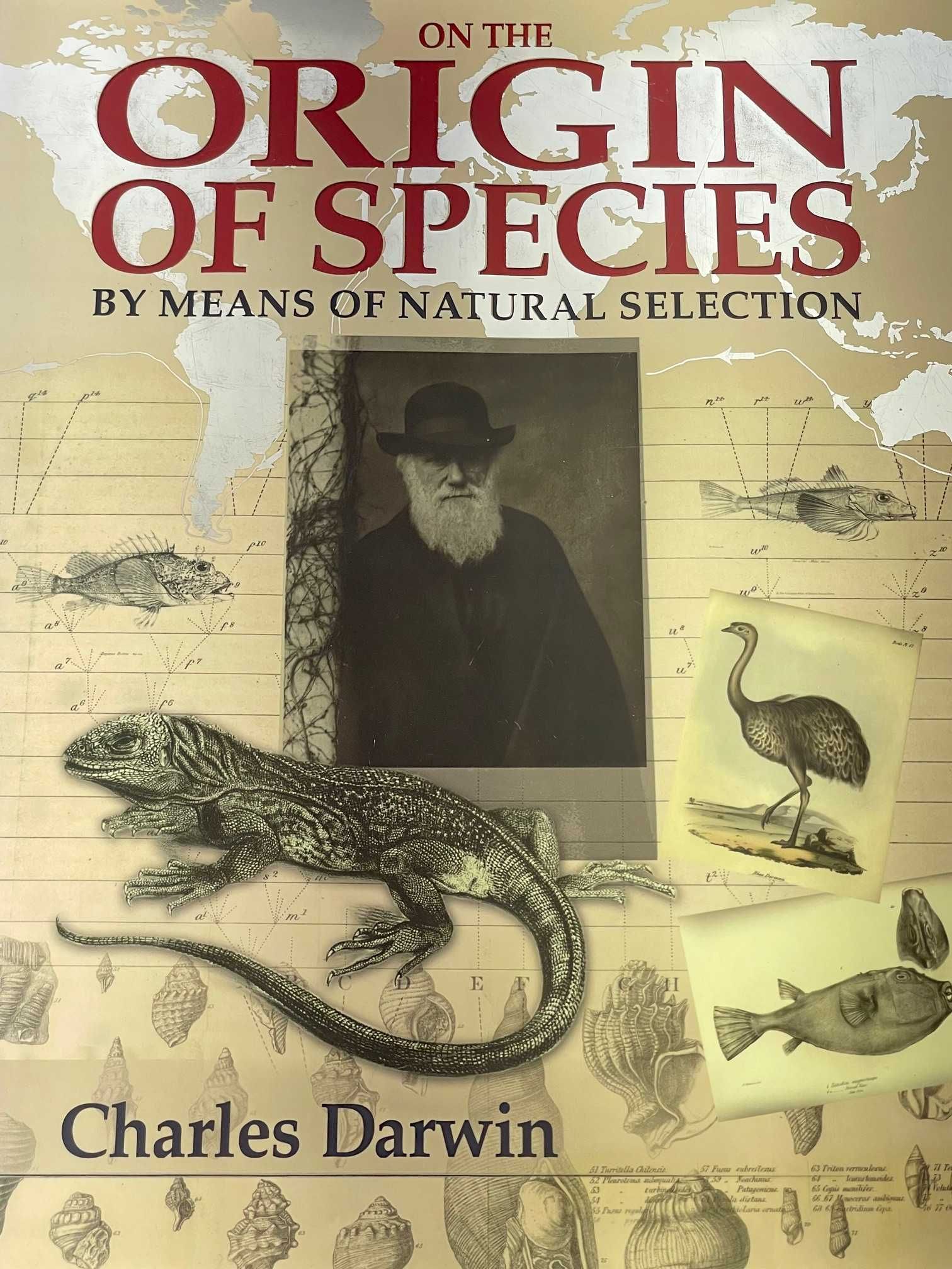 Livro científico - On The Origin of Species de Charles Darwin