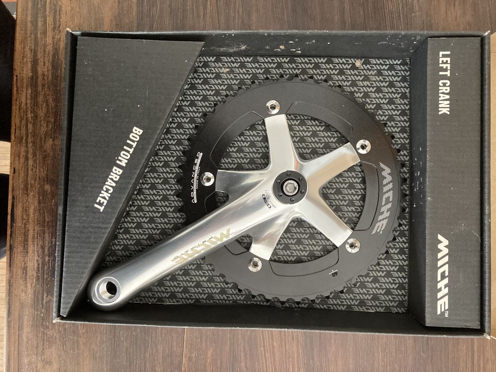 Crankset pista Miche Primato Advanced 170 - Novo