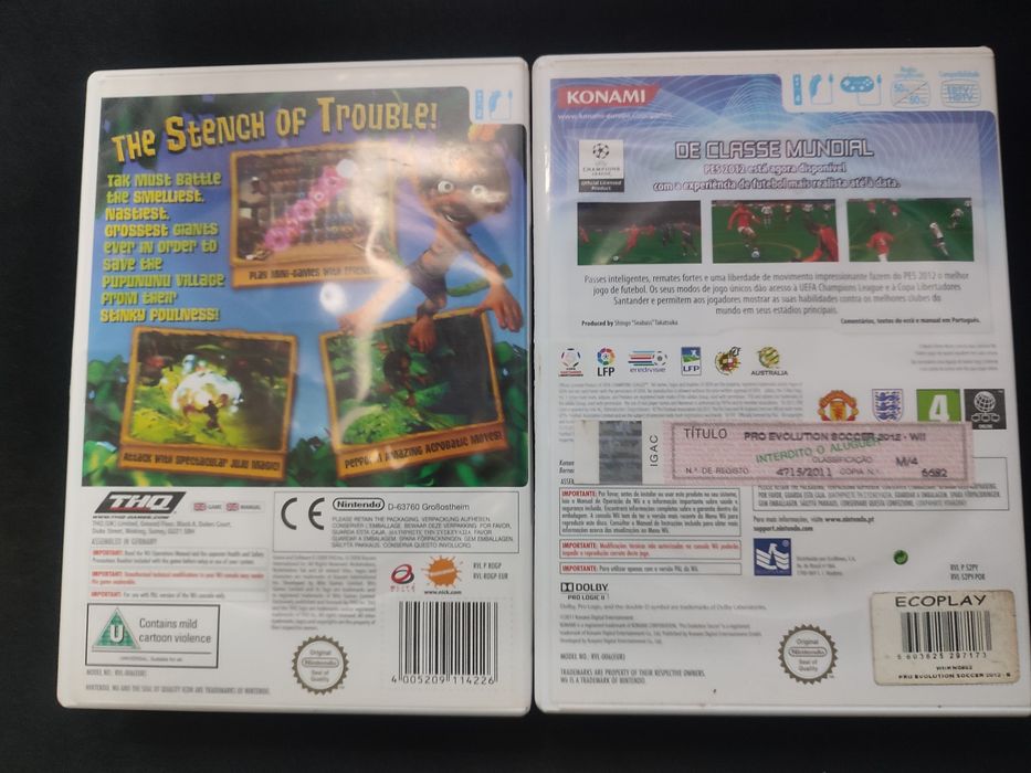 Conjunto Jogos para Wii (ou individual)