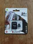 Cartão Memória Micro SD Kingston 64gb