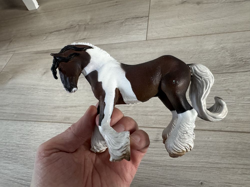 Duży koń rasy Tinker - Collecta - łaciaty - jak nowy !