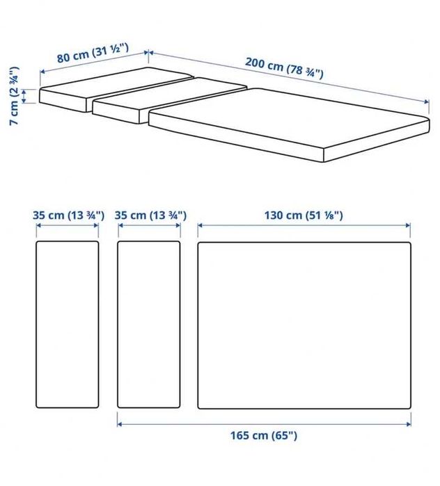 Colchão evolutivo Plutten IKEA
